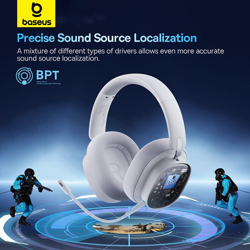 Игровые беспроводные наушники Baseus GH02