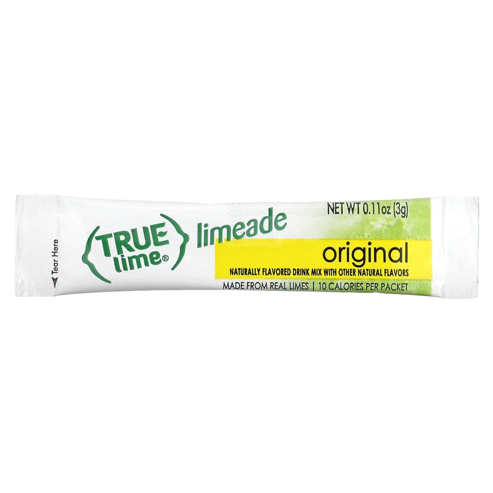 iHerb True Citrus True Lime Limeade Original Drink Mix, 10-Pack, 3g (0.11oz) Each
