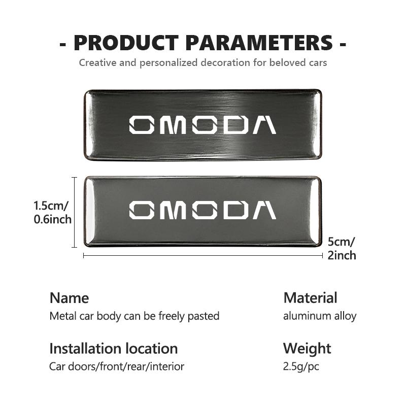 3D Metal Car Emblem Logo Decorative Sticker Badge Decal For Chery Omoda 5 E5 9 C3 C5 C9 C3 EV PRO PHEV FX hgf5