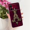 Чехол-бампер для Xiaomi Poco M4 5G, роскошный, буквы от A до Z, модная корона, 2D-рисунок, силиконовый корпус для телефона, для PocoM4 5G 22041219PG