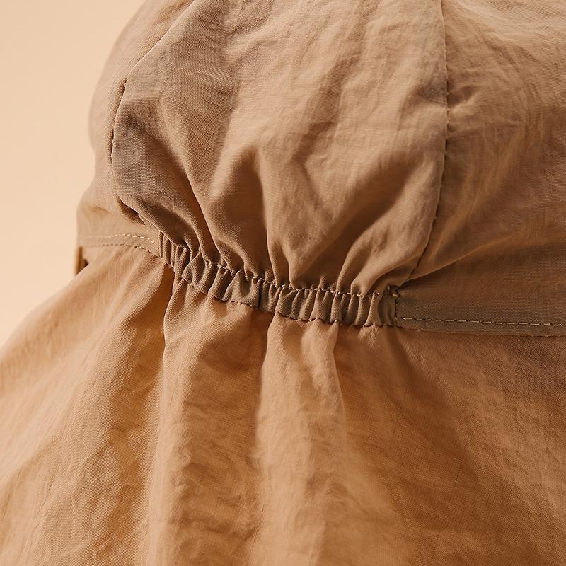 New Summer Toddler Sun Hat with Shawl Soft Brim Quick Dry Outdoor Activities Cap for 1-3Y Boys and Girls Beach UV Protection Hat