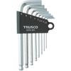 TRUSCO Ball Point Hex Wrench 8 Set, Pieces, GXB-8S