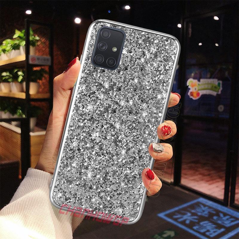 Для Samsung Galaxy A51 чехол блестящие чехлы для Samsung A71 A51 SM A515F A717F A 51 71 чехол из ТПУ