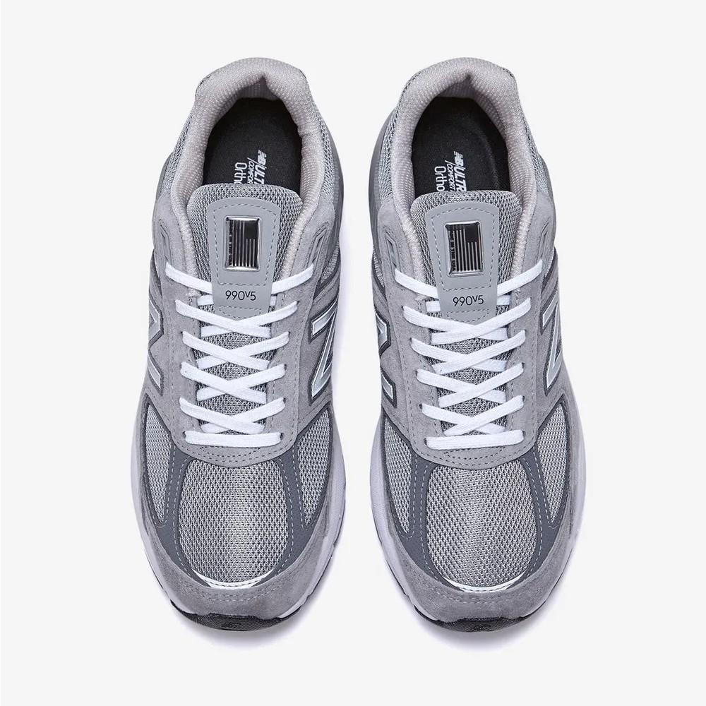 New Balance 990v5 Сделано в США, серый цвет — стандарт D M990GL5