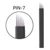 50PCS Black Microblading Needles PMU Tattoo Needles Permanent Makeup Blade 9Pin 12 14 16 U18 Manual Eyebrow Pen Blades