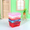 Supermarket Shopping Miniature For Doll House Food Basket Shopping Basket Doll Accessories Mini