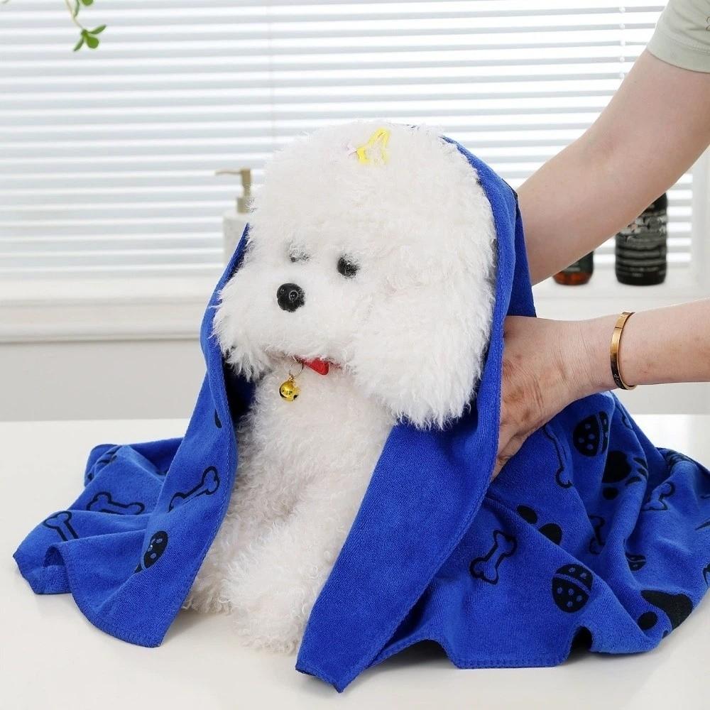 Thickened Pet Quick Drying Towel Soft Dog Bath Towels Dog Towels Pet Grooming Towel  Pet Bath