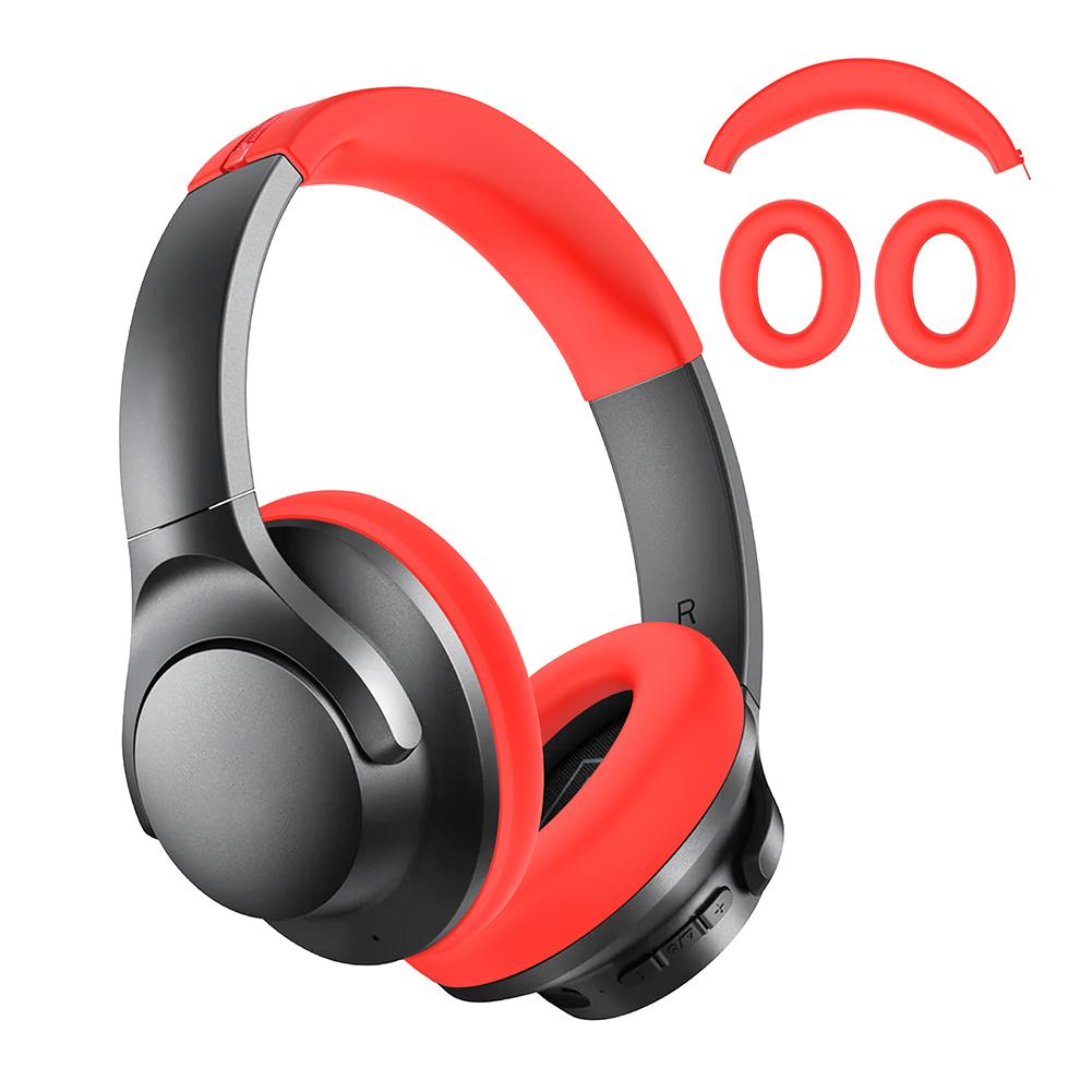 Силиконовые амбушюры, чехол на оголовье, чехол для наушников с защитой от царапин, защитный чехол для наушников для гарнитуры Anker Soundcore Life Q20i