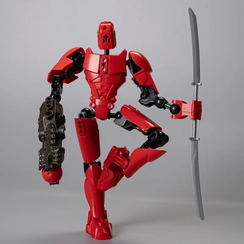 Сделай сам MOC Многосуставной Подвижный Биохимический Скелет Канохи Детская Игрушка Робот Броня Универсальная Кукла Воин для Подарков