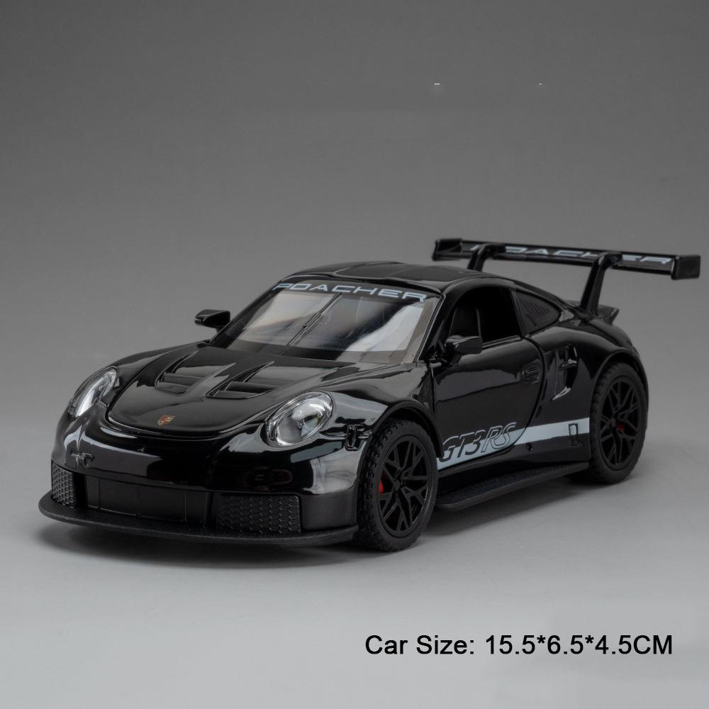 1:Масштаб 32 Модель автомобиля 911 TARGA GT3RS Игрушка Металлический корпус Резиновые шины Спортивные автомобили Открывающиеся двери Модели Игрушки Образовательно-развлекательные Подарки