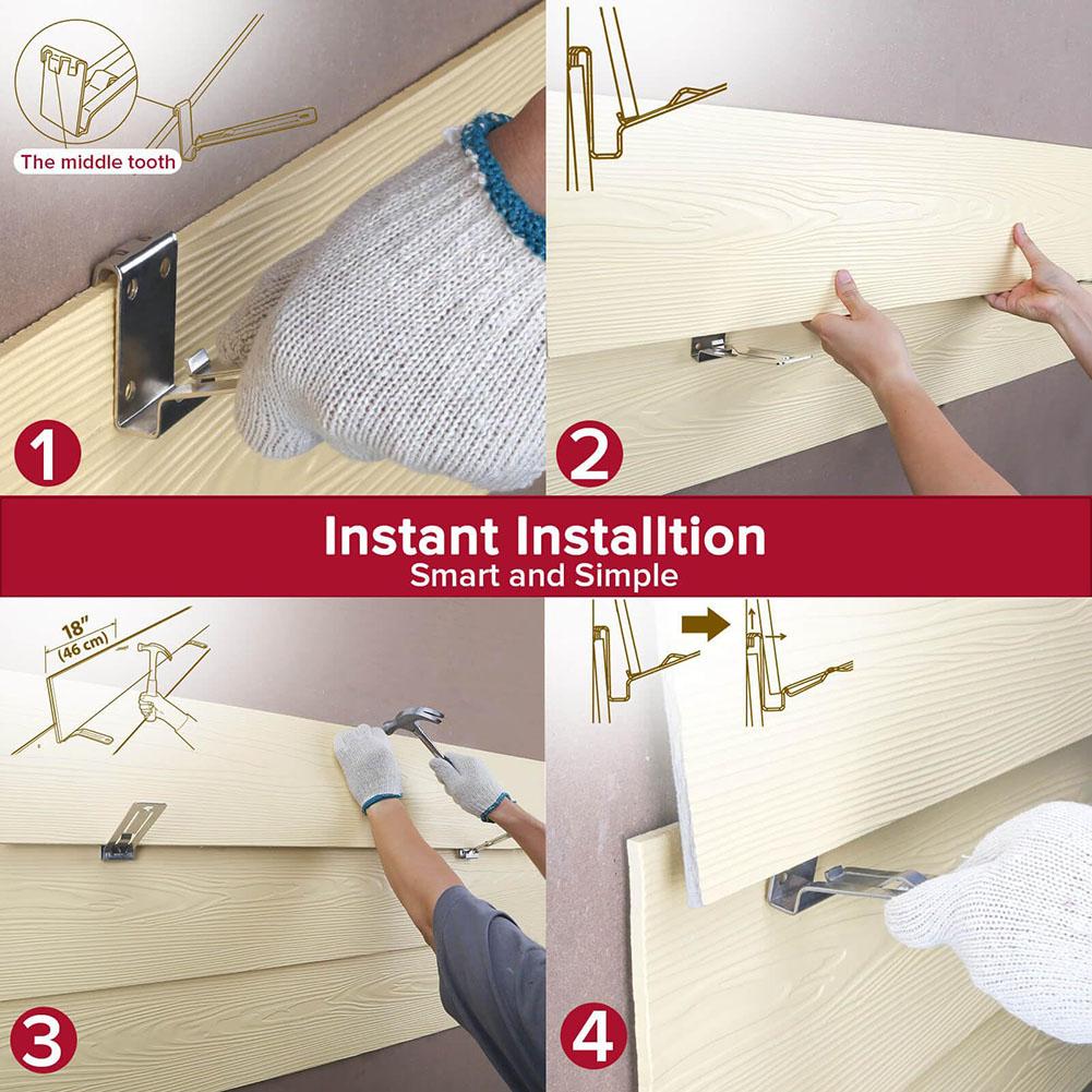 2PC Steel Siding Installation Tool Fiber Cement Siding Overlap Kit For 5/16 Inch Siding Board Essential Siding Tools