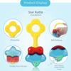 Hand Grip Rod Musical Instrument Toys Chewable Hand Bell Toys Baby Rattle  Ability Training