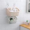 Подвесная корзина для хранения вещей Подвесная корзина для ванной Пластиковая корзина для хранения вещей Туалет Настенный пластиковый держатель для хранения вещей