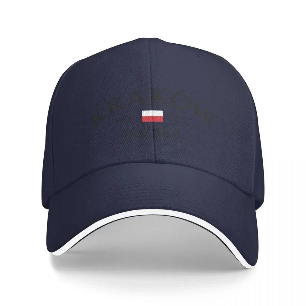 Krakow Polska (Cracow Poland) Polish Coordinates Baseball Cap Golf Hat Trucker Hat Golf Hat Unisex Womens Beach Outlet  Unisexs