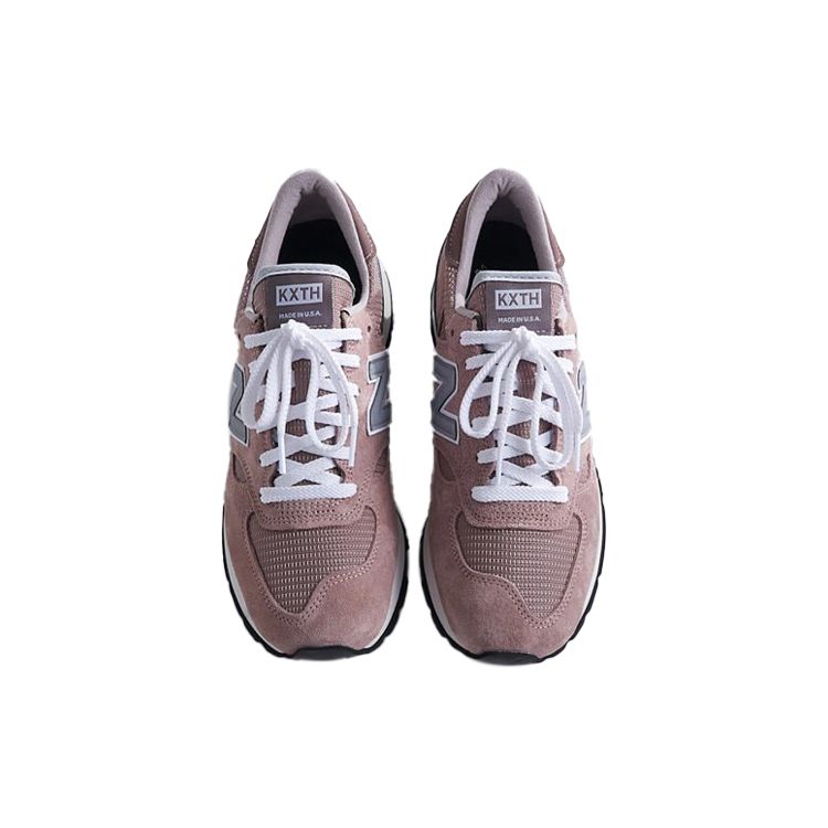 Kith x New Balance 990v1 Сделано в США Пыльная роза Унисекс Кроссовки Розовый Лиловый M990KT1