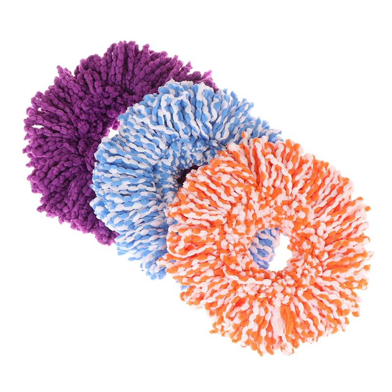 Утолщенная хлопковая головка из микрофибры, волшебная швабра на 360 градусов, вращающаяся универсальная вращающаяся швабра, сменная насадка, бытовые чистящие средства, 16 см