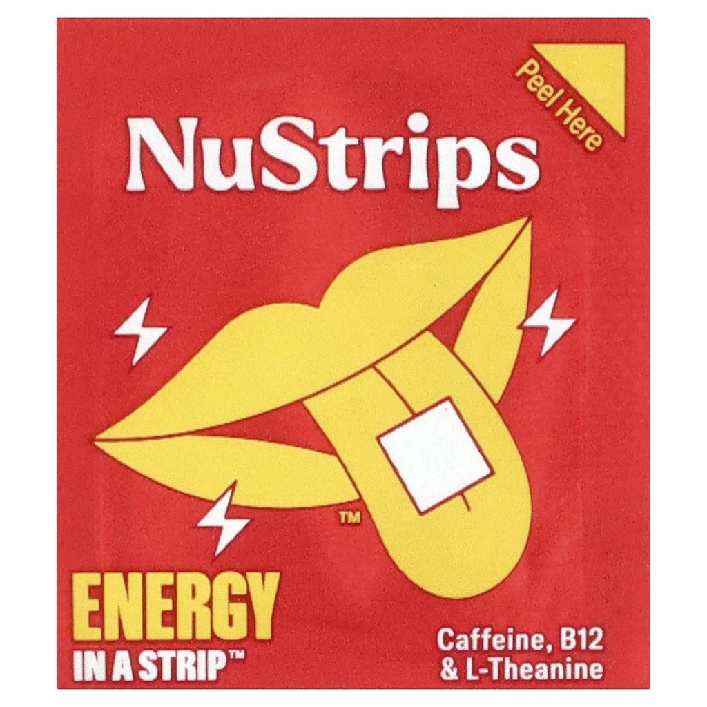 NuStrips, Energy In A Strips™, Cinnamon Vanilla, 30 Strips