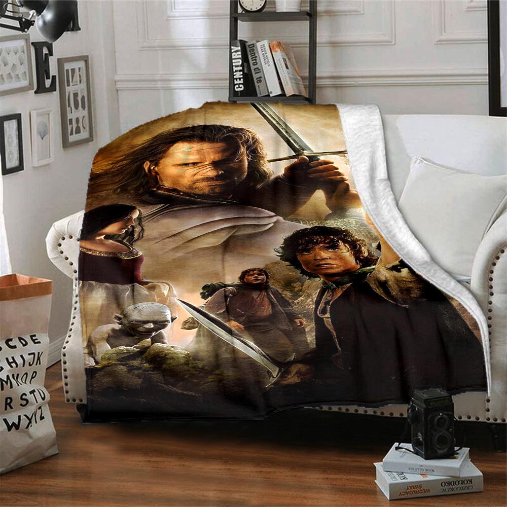 Lord Rings Blanket Ultra-Soft Great for Picnics Bed Chair Four Seasons Multipurpose Warmthful Decor Ideal Gift For Birthday Valentine'S Day