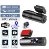 4K HD Dash Cam with Dual Lens, Night Vision, WiFi, GPS