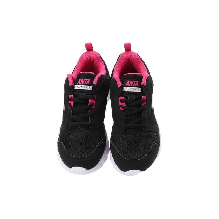 (WMNS) ANTA Running Series Sneakers 'Black Fuchsia White' Women's 92625512-5