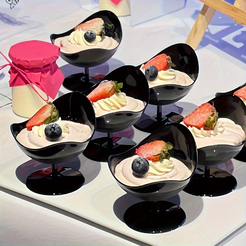 50 шт. Стул-шар Одноразовые пластиковые стаканчики Мини-пластиковые стаканчики для десерта Уникальный дизайн Изящные пластиковые стаканчики для парфе Элегантные стаканчики для десерта Десертные миски