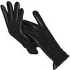 Black High-grade Leather Gloves Winter Warm Women Sheepskin Gloves