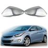 Хромированные Наклейки на Зеркала Заднего Вида Автомобильные Аксессуары Накладки на Зеркала Боковых Дверей Стиль Наклеек Для Hyundai Elantra 2011 2012 2013 2014 2015