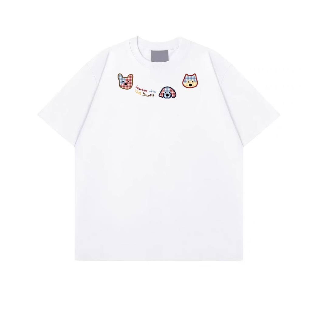 Summer new cartoon cute puppy short-sleeved T-shirt female sweet wind design casual versatile loose girl top