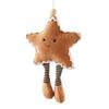 Soft Stuffed Fabric Christmas Hanging Ornament Doll Shape Multi Shape Christmas Tree Decoration Hanging Cord