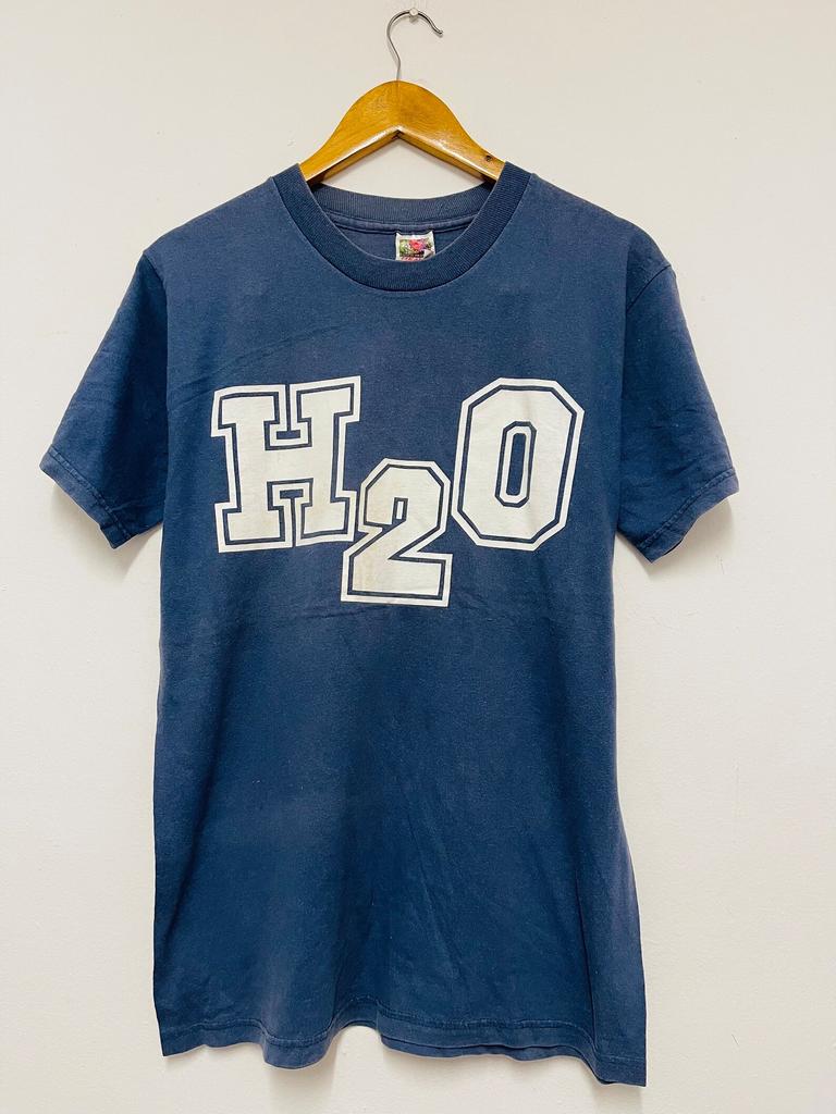 Vintage 90s H20 : H20 1996 Hardcore Punk Rock Music T-Shirt / Skate Punk / Music / Tour / Punk / Streetwear / Blue / M