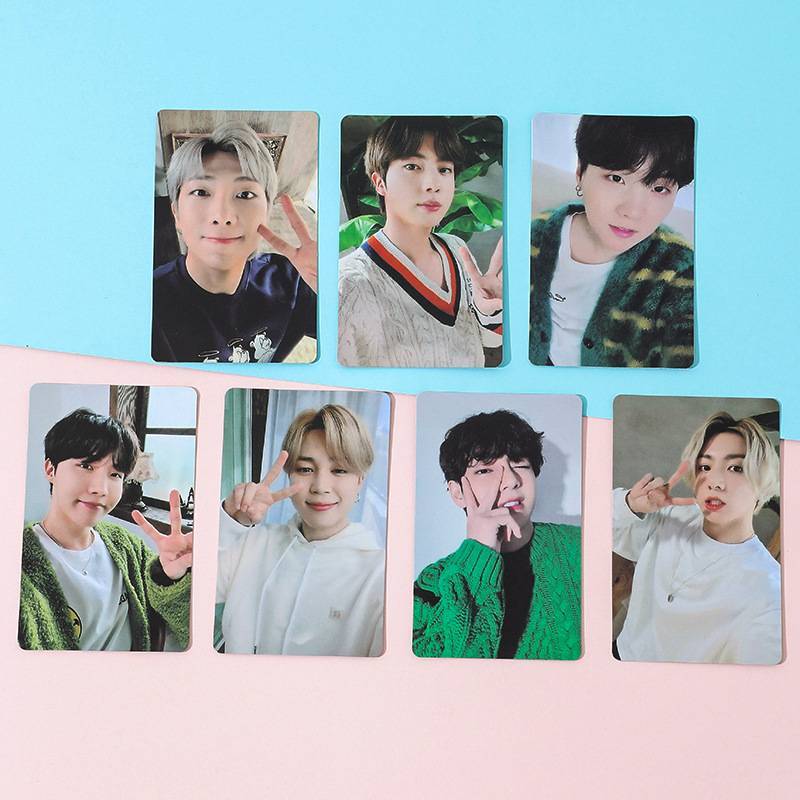 Открытка нового альбома BTS BE ОФИЦИАЛЬНЫЙ ЗИМНИЙ ПАКЕТ 2021 Та же карта ЛОМО JK V JIMIN SUGA JIN J-HOPE RM