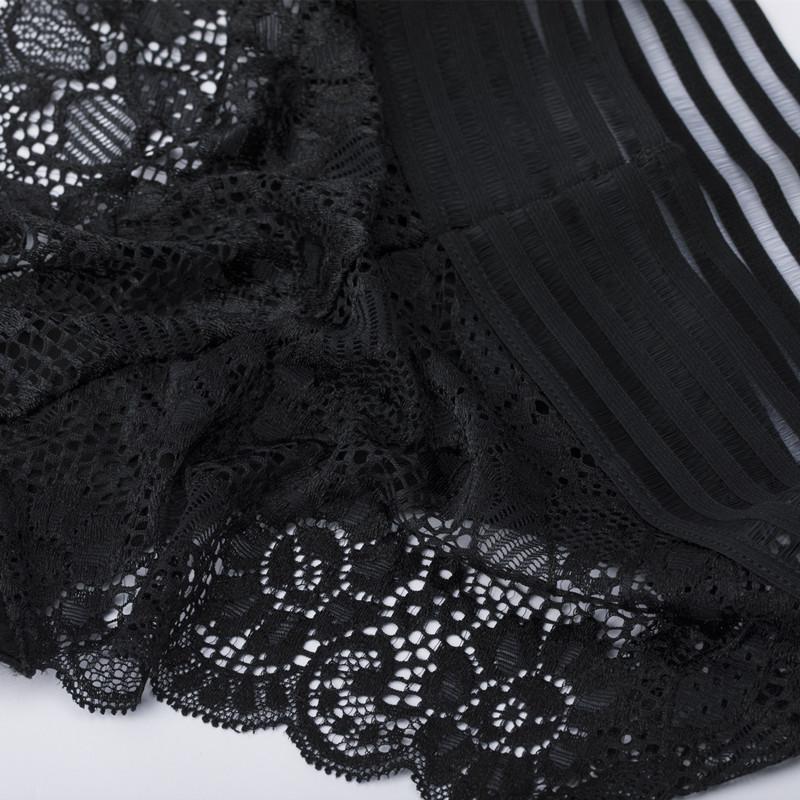 Женские кружевные трусики с высокой талией, дышащие сетчатые трусы с цветочным принтом, женские трусы