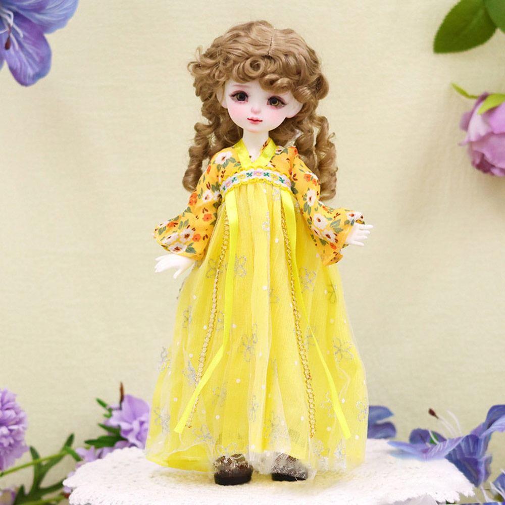 DIY 1/6 BJD Doll Clothing Handmade Doll Dress Casual Chinese Hanfu  (No Dolls and Shoes)
