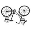 Outdoor Wall Art Iron Bike Wall Decor 11.81 X 8.15in Bike Metal Wall Art Black Powder Coated Bicycle Shape Decor Office