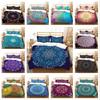 Bohemian Pattern Home Bedding Single Double Bed Full Size Fashion Home Textile Pillowcase and Quilt Cover 2/3 Pieces of Microfiber Home Decoration