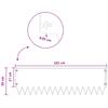 Lawn Edging 10 pcs 103 x 30 cm Steel Silver