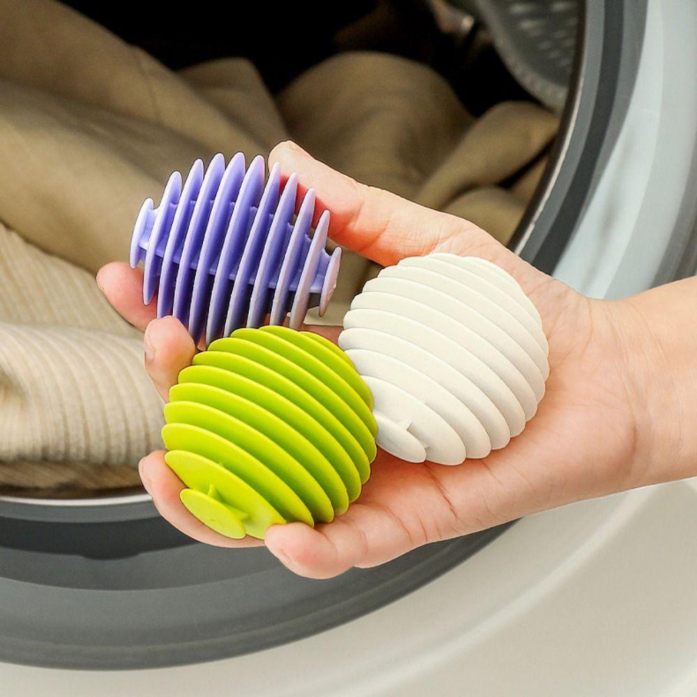 3pcs Reusable Washer Clothes Wash Ball Anti Entanglement Laundry Protective Ball  Home