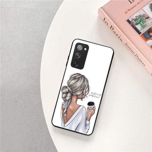 Чехол для Samsung S22 5g, мягкий чехол Girl Boss Art для Samsung Galaxy S21 S20 Fe S10 Plus Note 20 Ultra 10 Lite 9 8, чехол для телефона