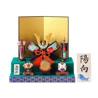 Кукла Osaka Choseido Satsuki Компактная мини-керамическая посуда с гравировкой имени, деревянная бирка, бонус в комплекте, ширина 18 см, украшение для шлема, шлем Shusei, двухъярусный