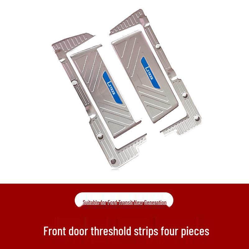 JMC Fushun Door Sill Strips: Stainless Steel Welcome Pedals for New Era Quan Shun V348