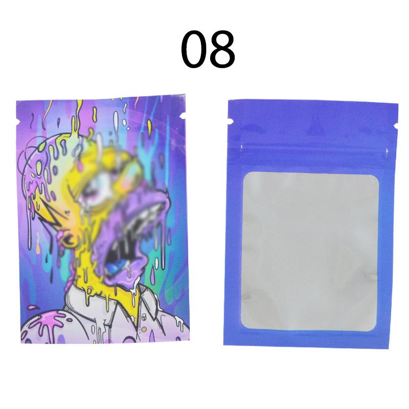 10 шт. самозапечатывающиеся пакеты, закрывающиеся маленькие конфеты, брелки, капсулы, упаковочные пакеты на молнии