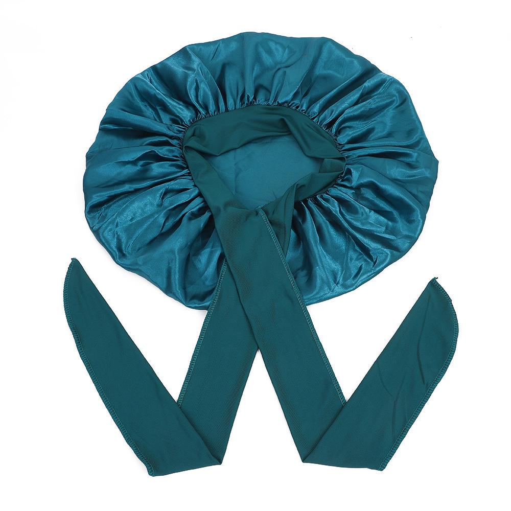 Women's Satin Lace Elastic Nightcap for Hair Protection