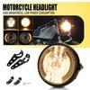 Universal 7" Motorcycle Headlamp With Turn Signal +Led Headlight Housing Bucket