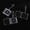 Peripheral Commemorative Blank Album Mini Cd Case Keychain Cd Player Shaped Key Pendant For Diy Backpack Hanging Decoration