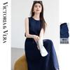 Blue Oxygen Roaming Sleeveless Dress with Bag