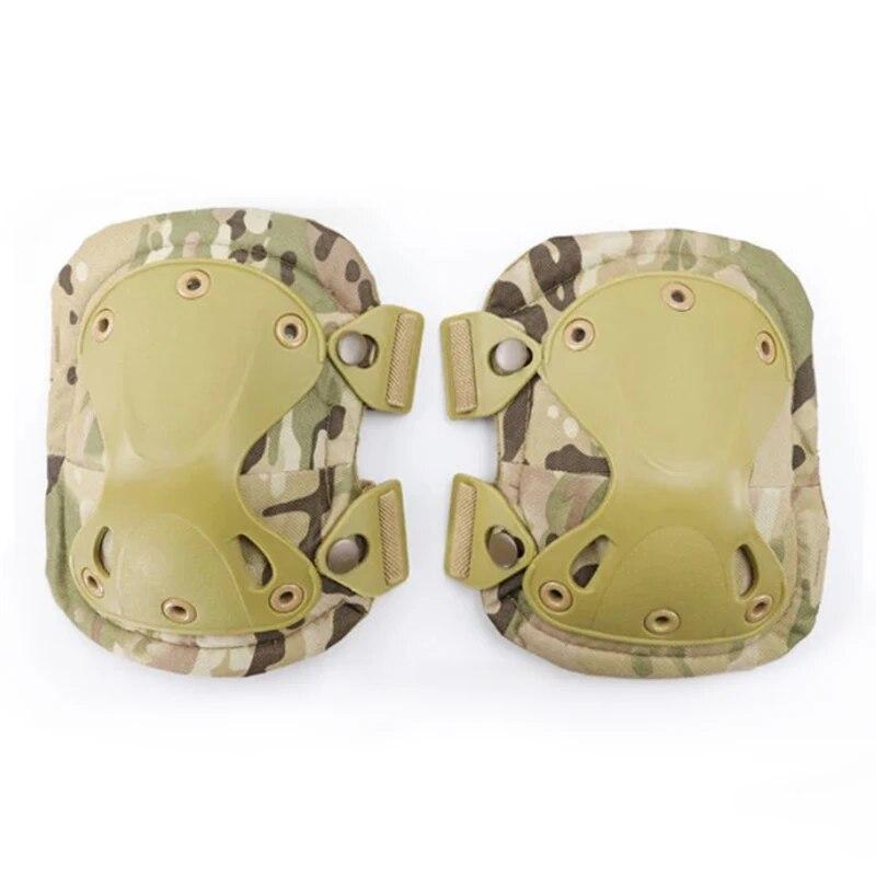 Тактическое защитное снаряжение для улицы, набор из 4 наколенников, налокотники для езды на велосипеде, альпинизма и пешего туризма, защита от спорта