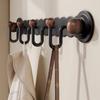 Wall Mounted Suction Cup Bathroom Hook Creative Hanging Clothes Hook Door Rear  Hook  Towels