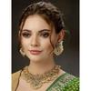Latest Stylish Fancy Pearl Choker Traditional Jewellery Set for Women | Temple Necklace Set | Festive Wedding Party Necklace