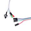 Корпус настольного компьютера ATX Power On Switch Cable Reset With Hdd Led Light For PC Computer