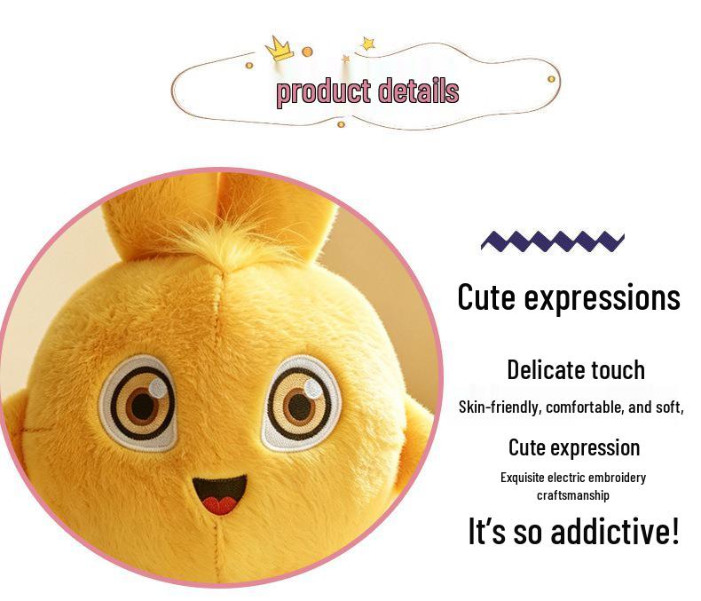 Sunny Bunny Rabbit Plush Toy - Cartoon Figurine